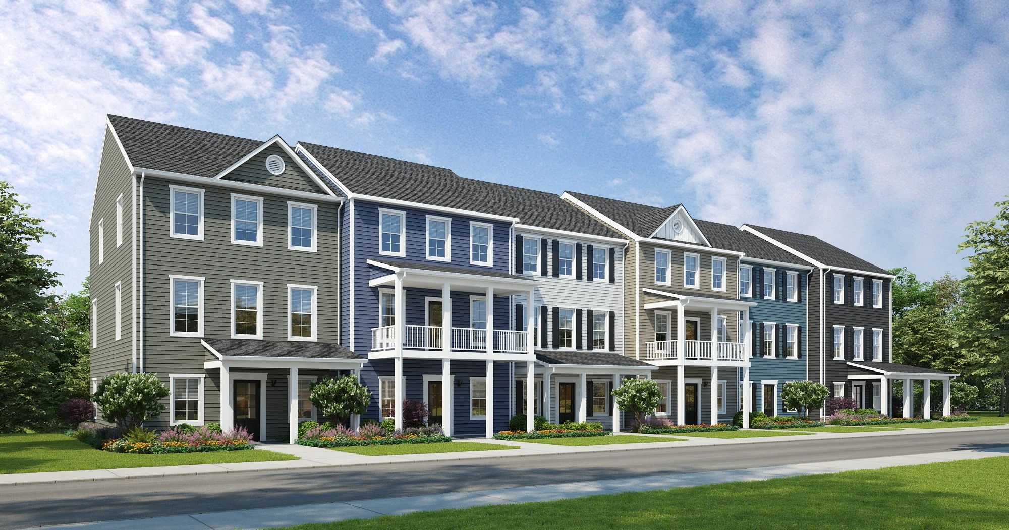 The Fairfax - Daleville Town Center Townhomes: Daleville, Virginia - Stateson Homes