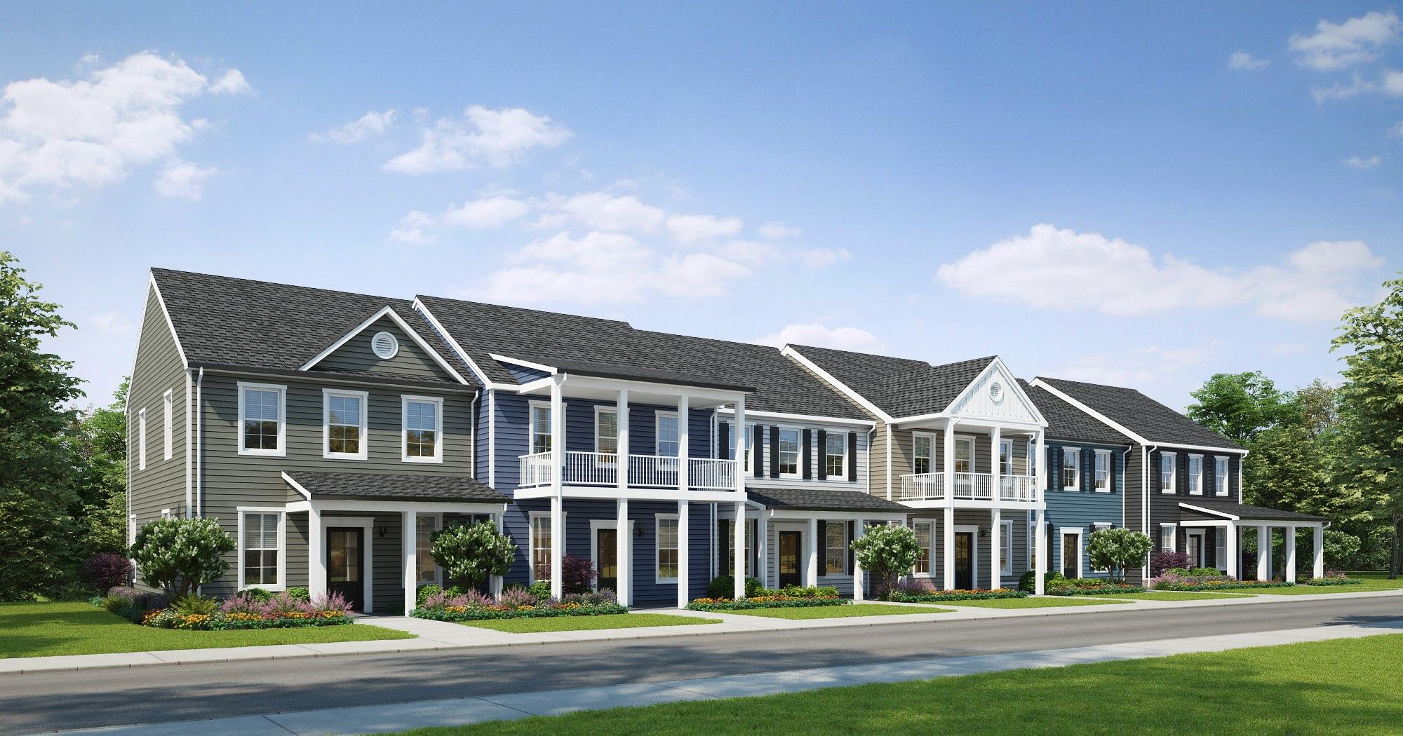 The Fairfax 2-story walkout - Westhill Townhomes: Blacksburg, Virginia - Stateson Homes