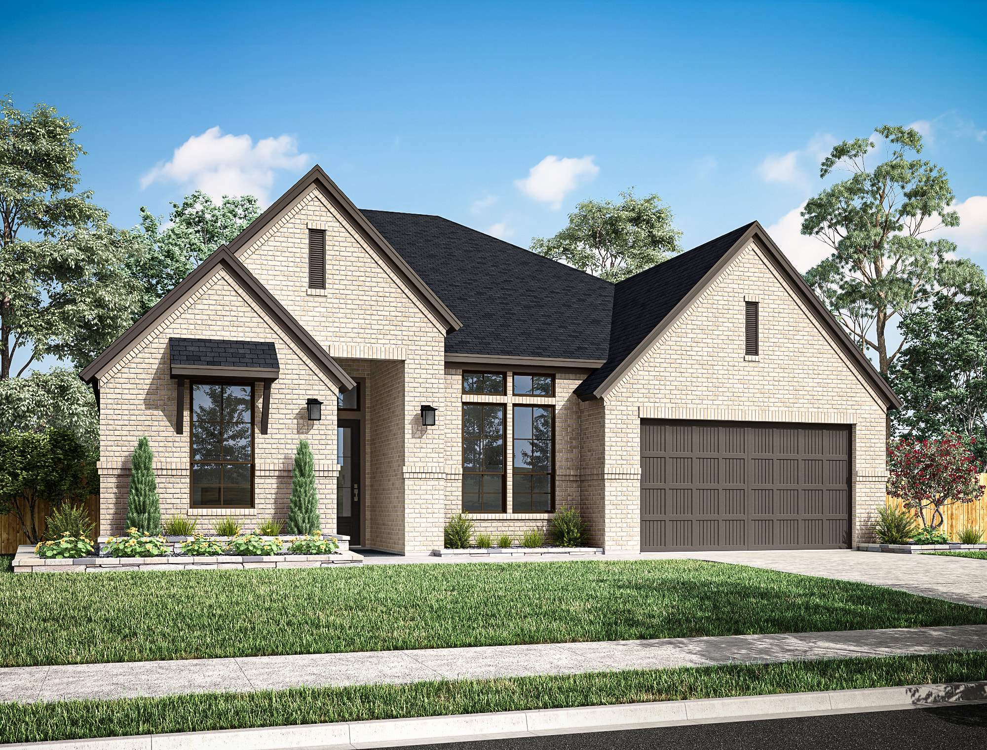Brentwood - Dunham Pointe 60': Cypress, Texas - Tri Pointe Homes