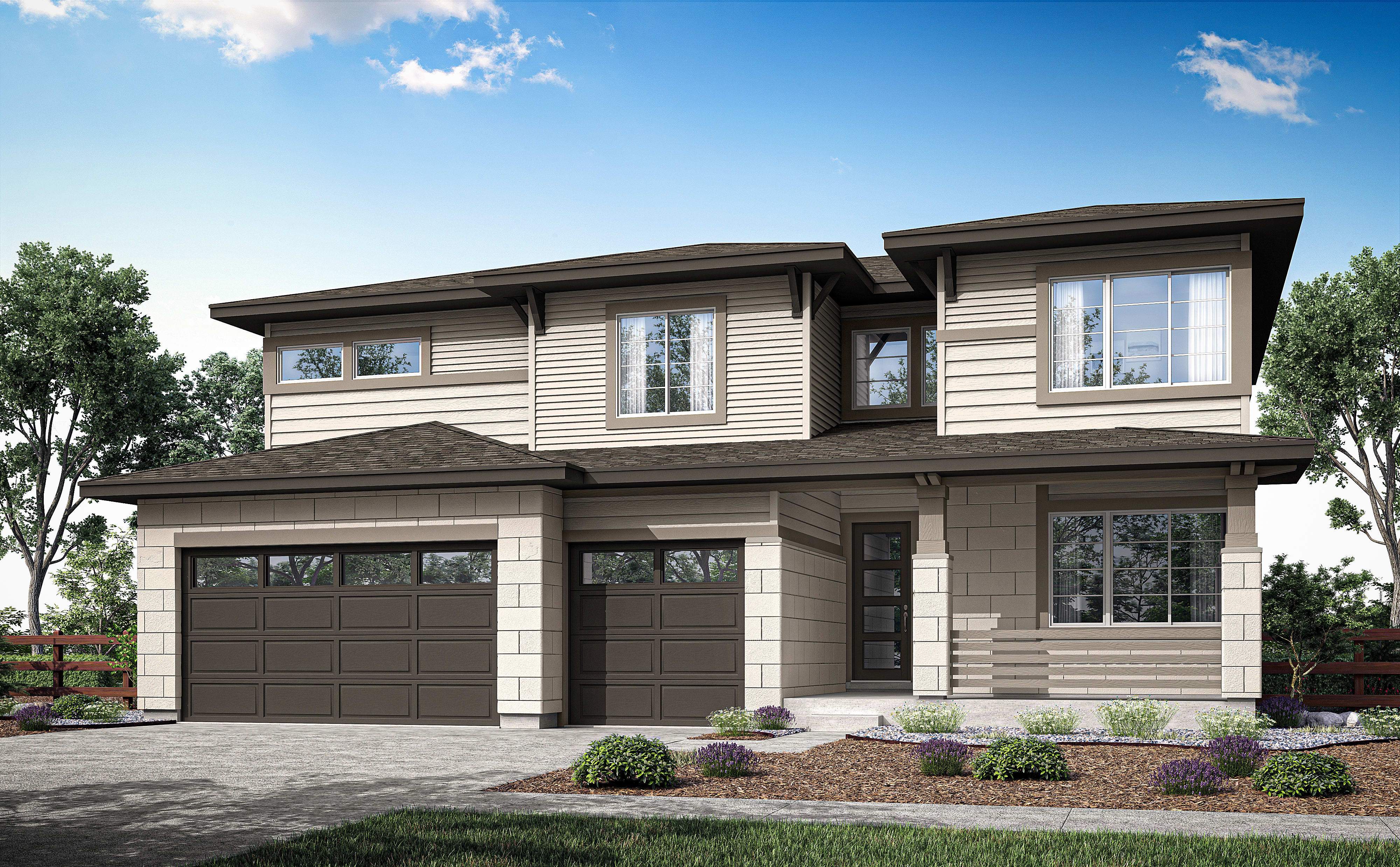 Plan 5014 - Ensemble at The Aurora Highlands: Aurora, Colorado - Tri Pointe Homes
