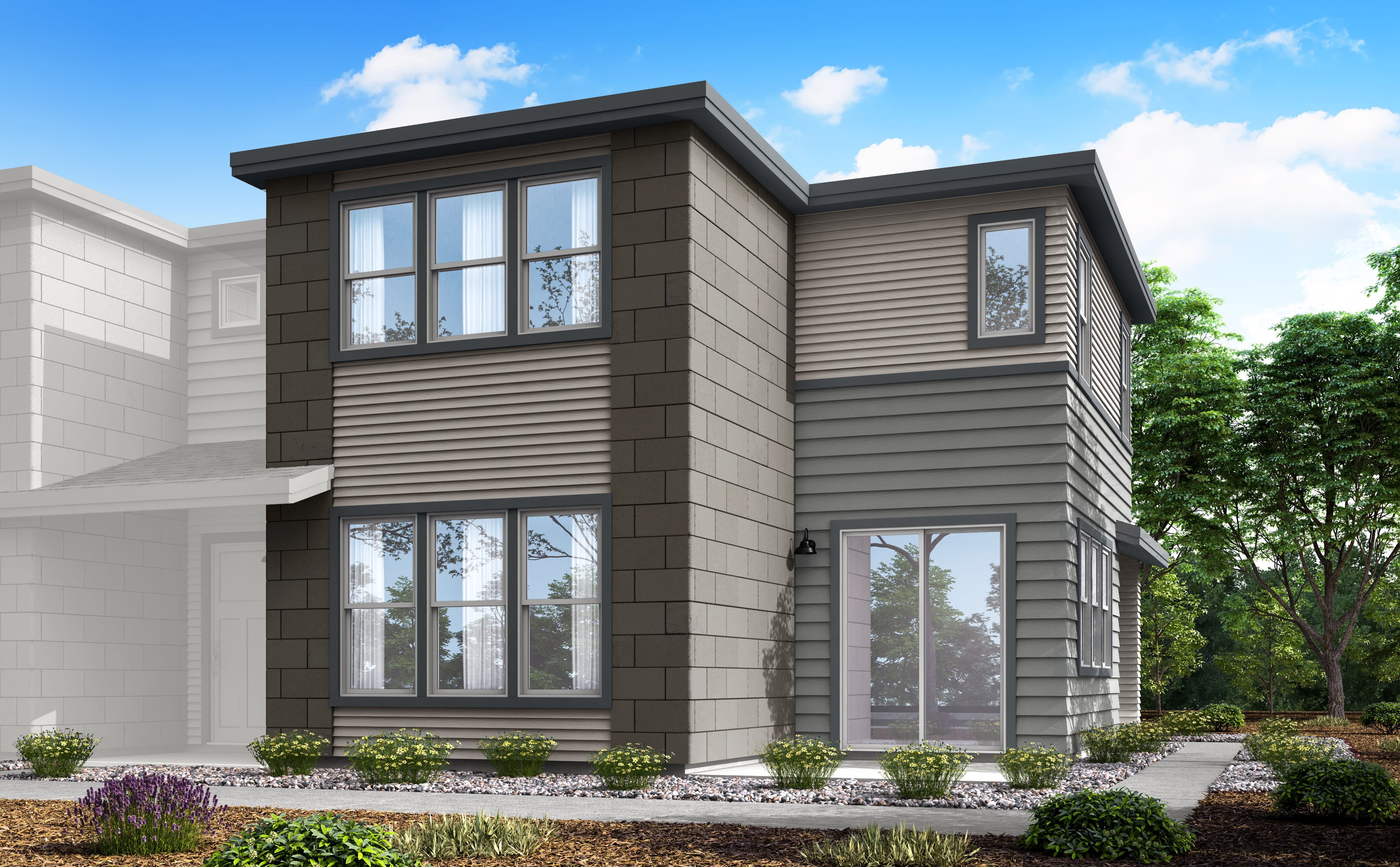 Plan C - Westside Crossing Townhomes: Berthoud, Colorado - Tri Pointe Homes