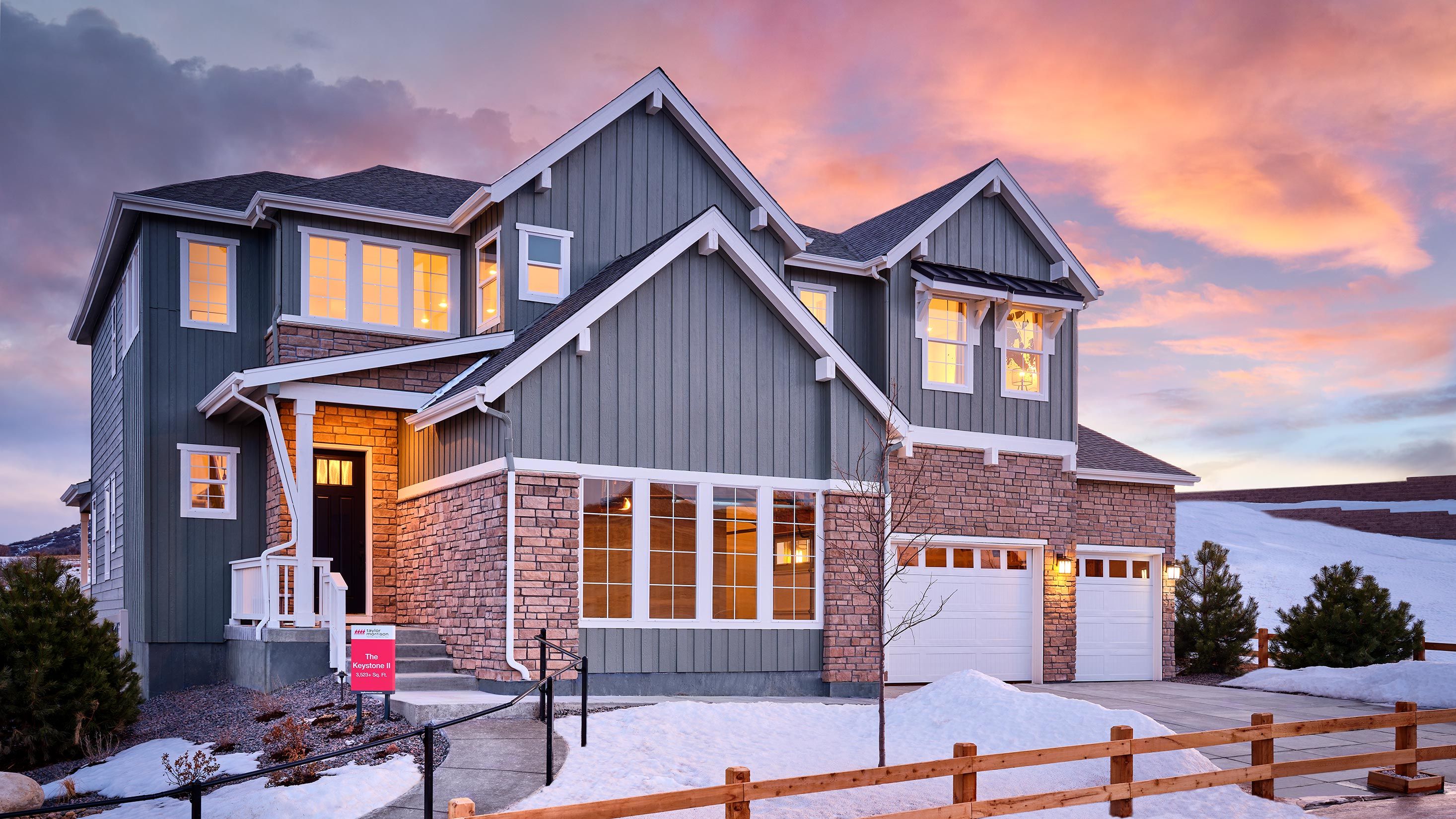 The Keystone II - Hillside at Crystal Valley Destination Collection: Castle Rock, Colorado - Taylor Morrison