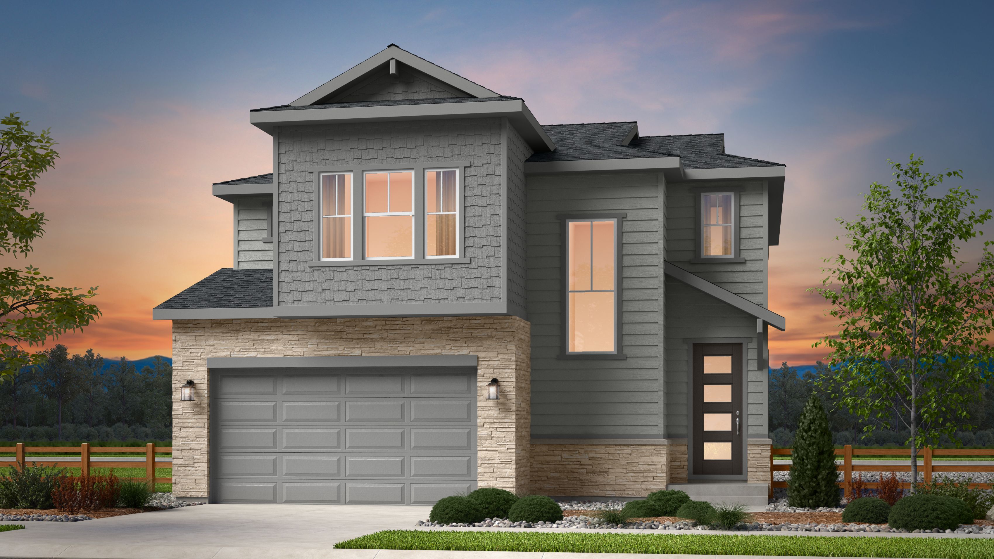 Gray - The Aurora Highlands Town Collection: Aurora, Colorado - Taylor Morrison