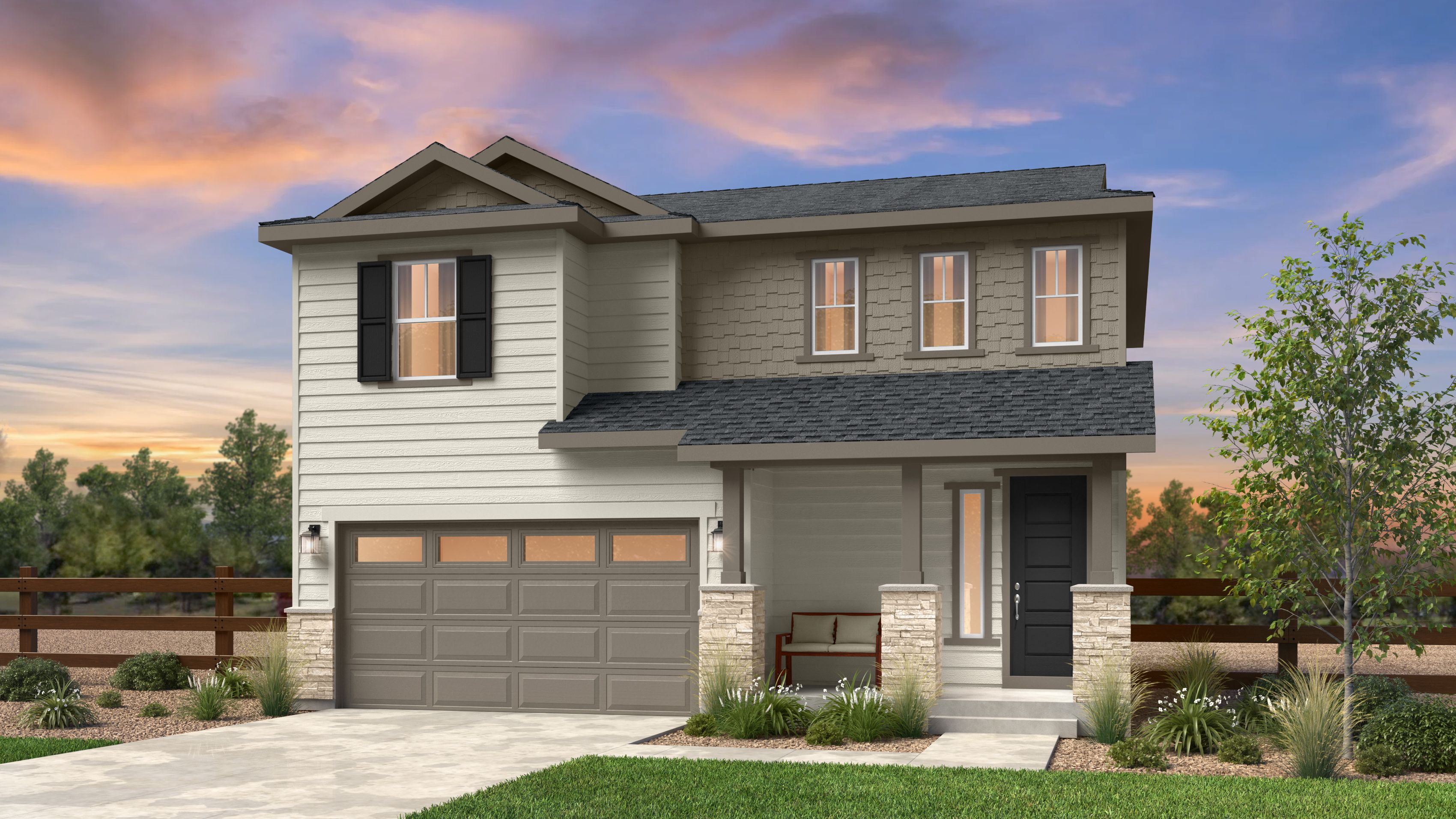 Eagle II - The Town Collection at Independence: Elizabeth, Colorado - Taylor Morrison