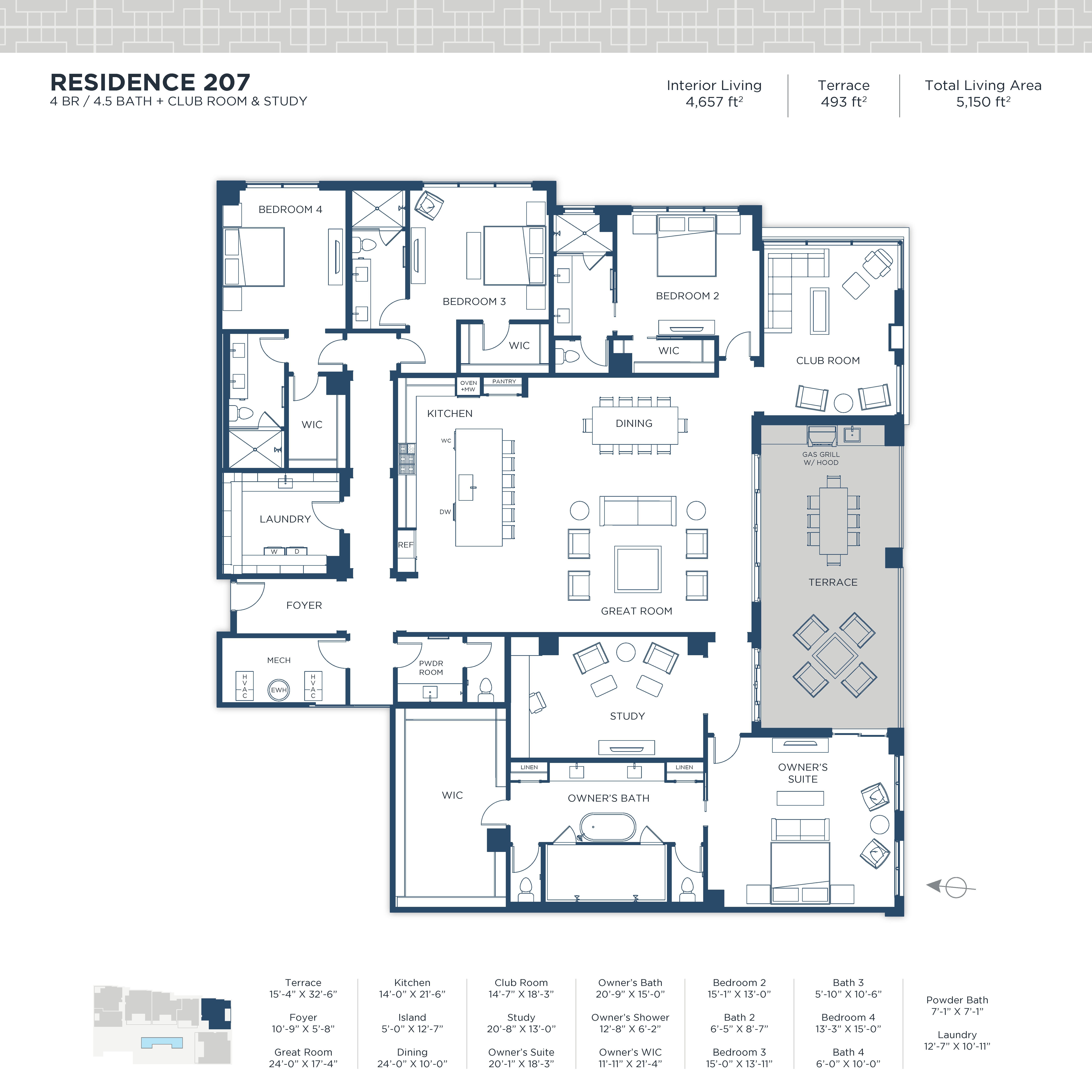 Residence 207 - Encore at Naples Square: Naples, Florida - The Ronto Group