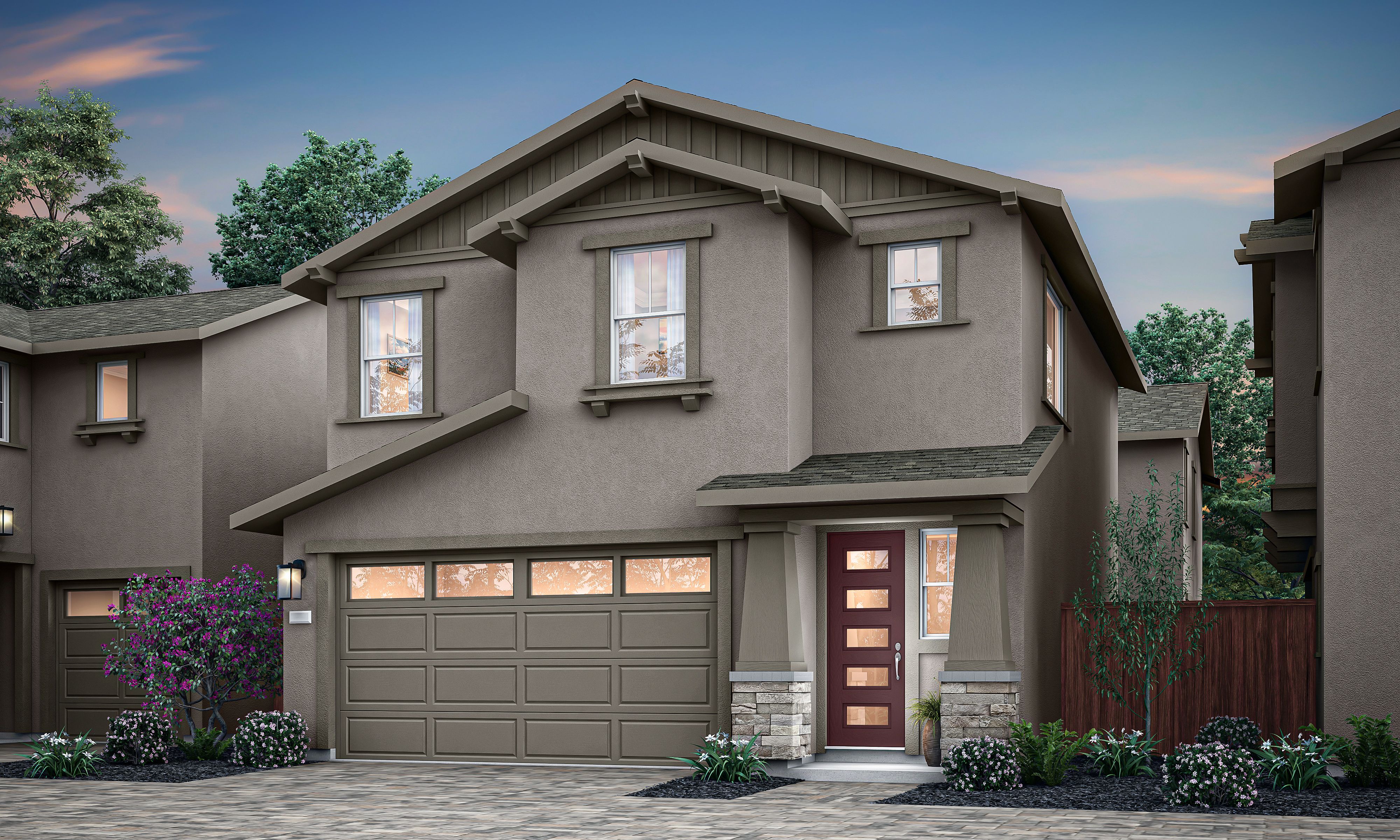 Residence One - The Courtyards at Arrowcreek Parkway: Reno, Nevada - Tim Lewis Communities