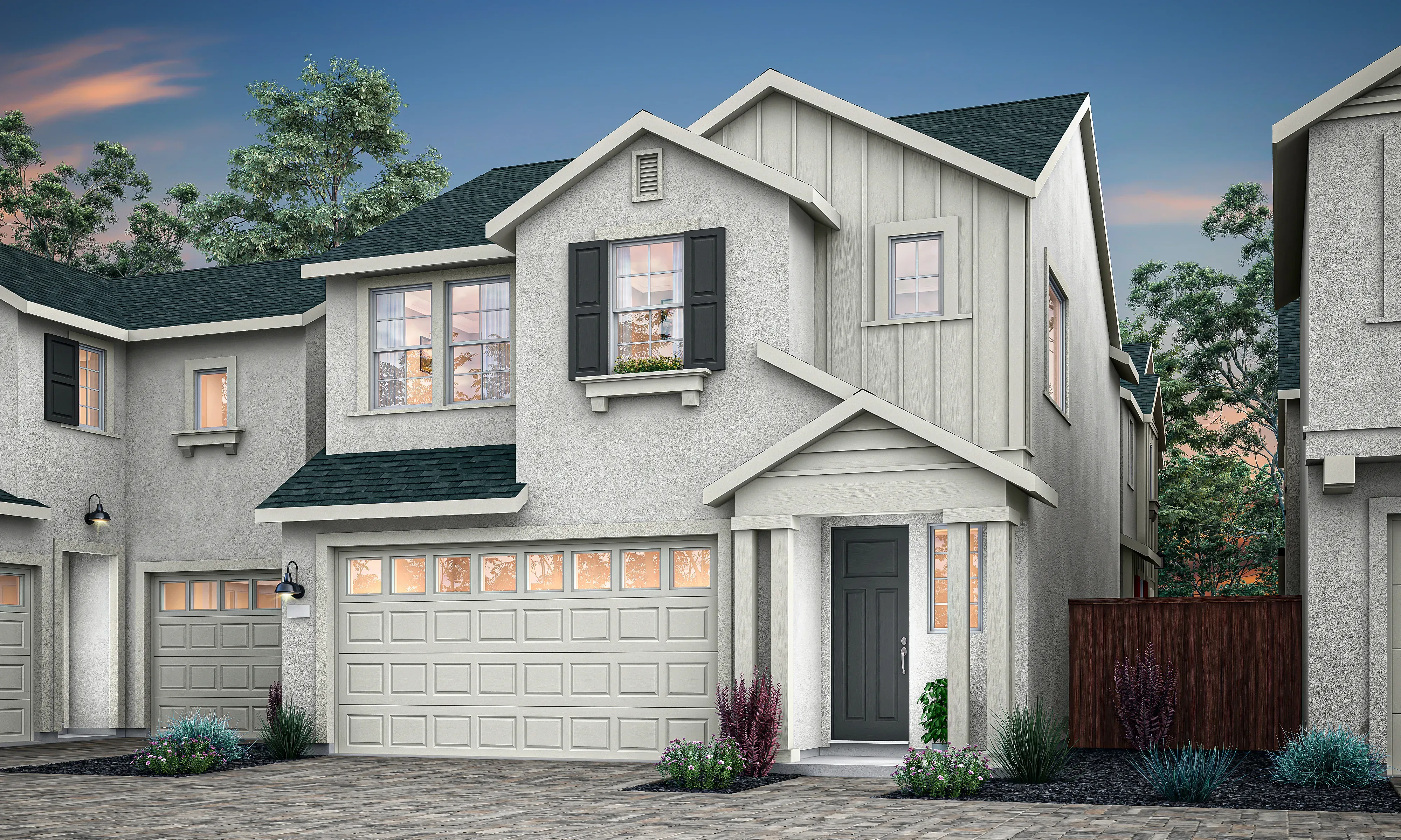 casa en The Courtyards at Arrowcreek Parkway por Tim Lewis Communities