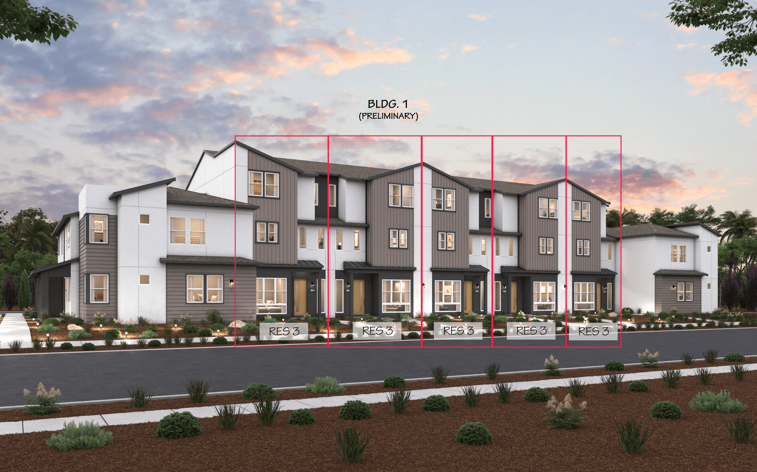 Residence Three - Drift at Riverfront: Petaluma, California - Tim Lewis Communities