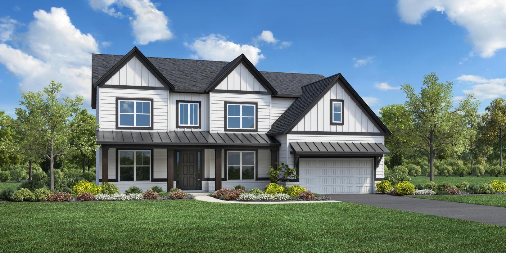 Payton Modern Farmhouse - Holly Farm - Highlands: Woodstock, Georgia - Toll Brothers