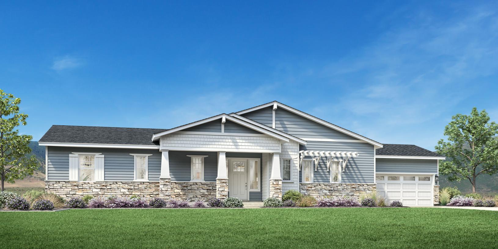 Larsen Craftsman - Copperhaven by Toll Brothers: West Jordan, Utah - Toll Brothers
