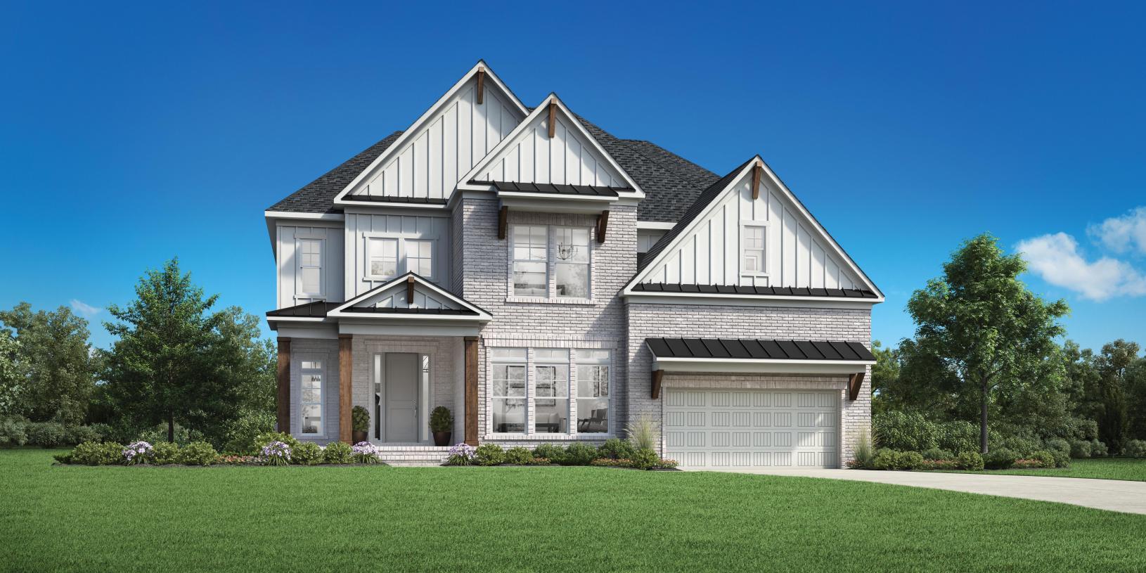 Hendrickson with Basement - Bridlefield - Highlands Collection: Cumming, Georgia - Toll Brothers