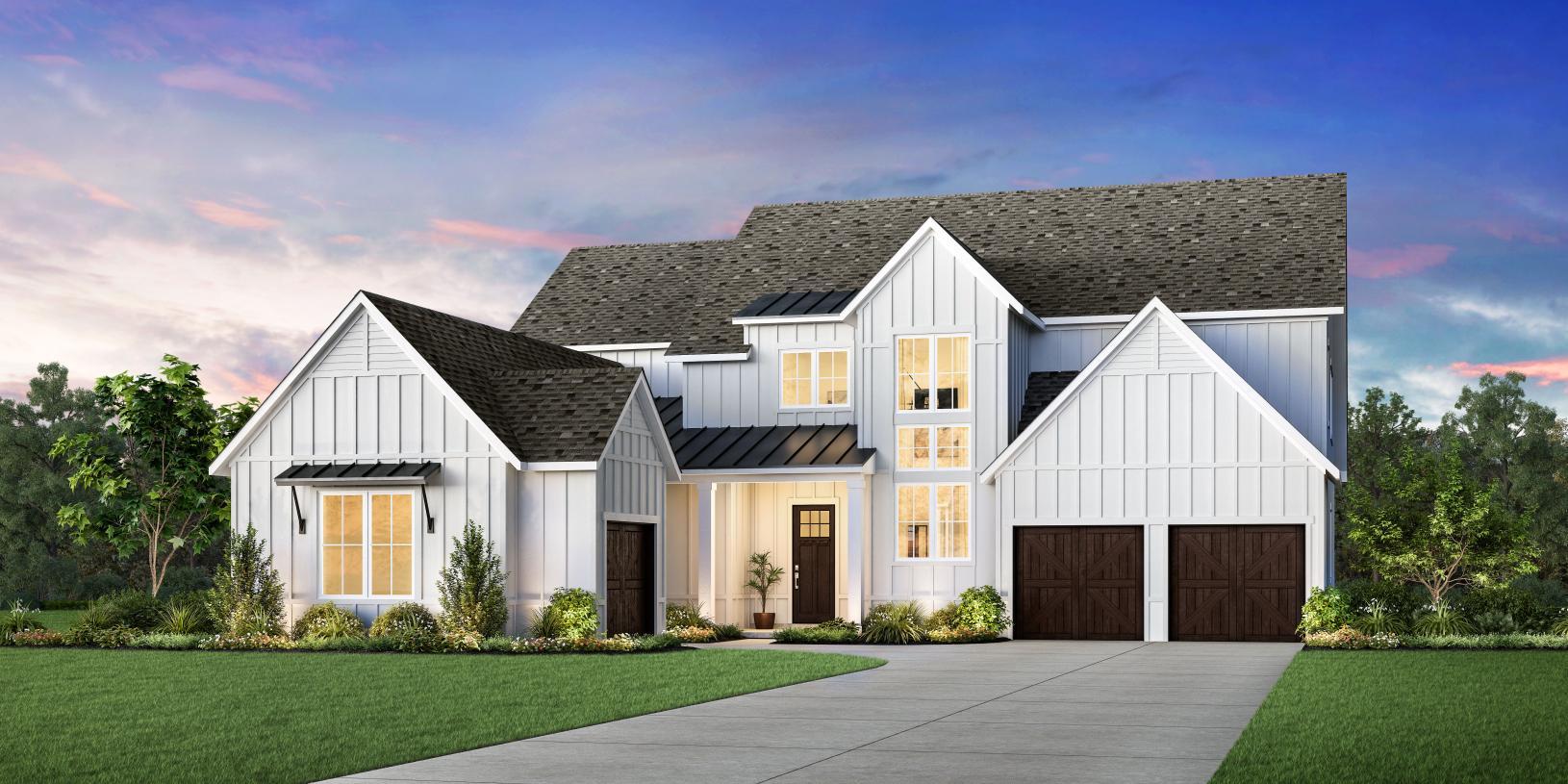 Kenney Modern Farmhouse - Oakbridge Crossing: Flower Mound, Texas - Toll Brothers