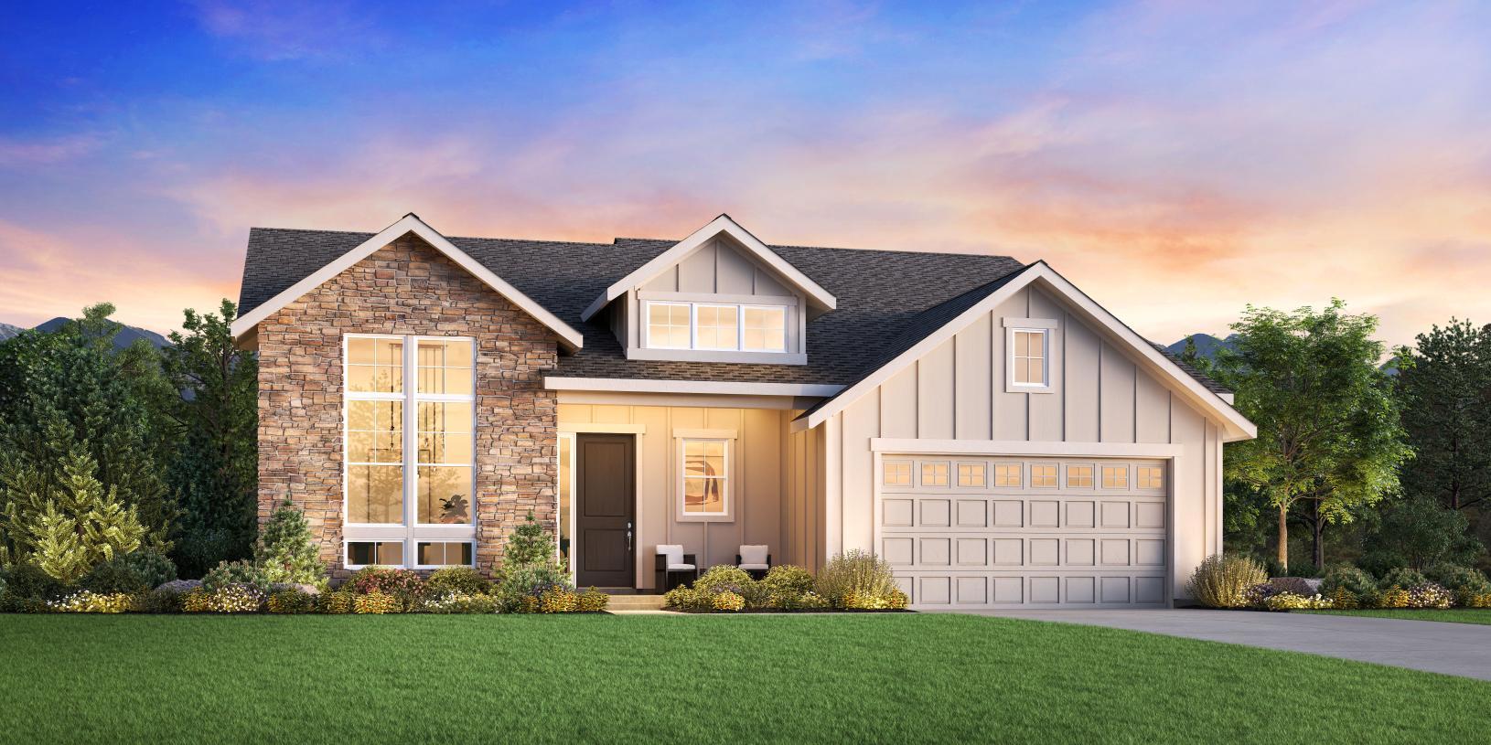 Pagosa - Regency at Montaine - Broomfield Collection: Castle Rock, Colorado - Toll Brothers