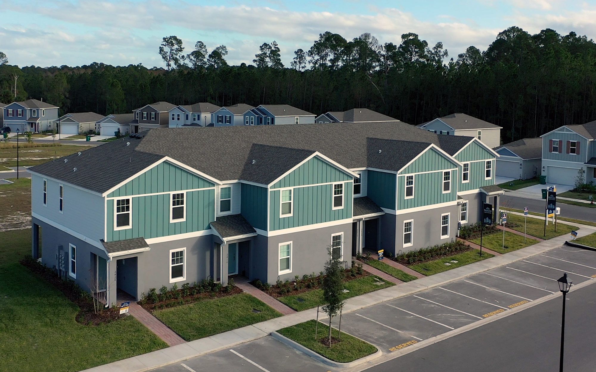 Claire - Pine Meadows Reserve Townhomes: Eustis, Florida - Trinity Family Buildiers
