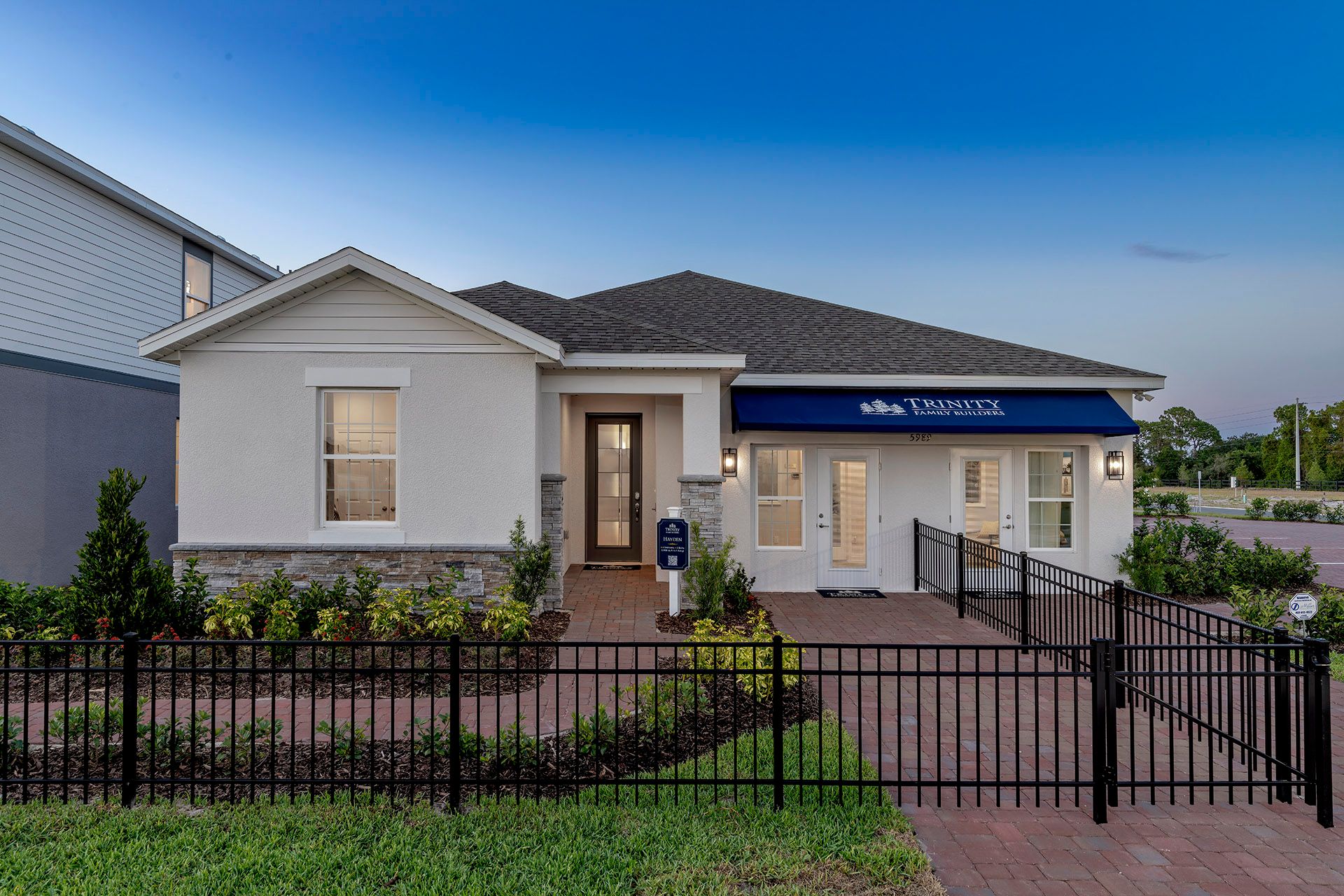Hayden model at Trinity Place