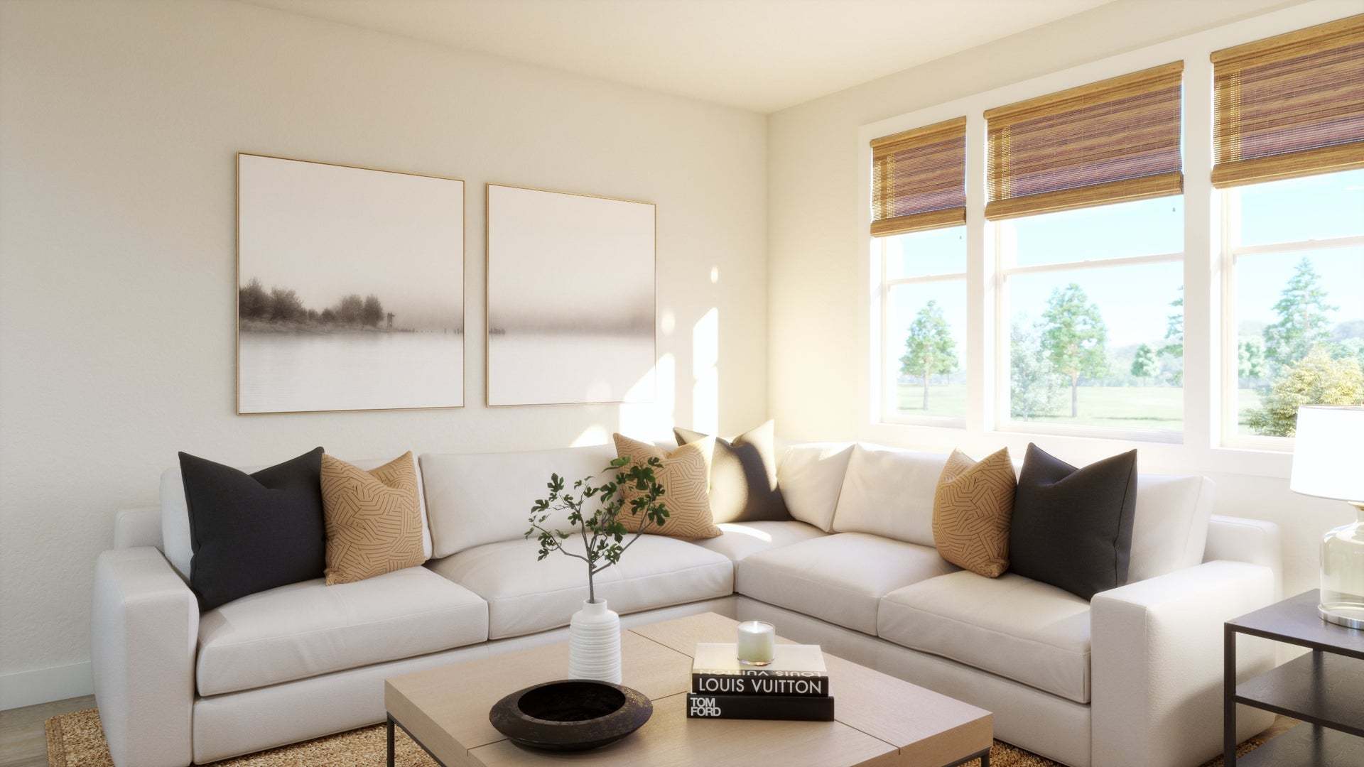 Deerwood Heights in San Ramon by Trumark Homes I Residence 2 Rendering I Great Room