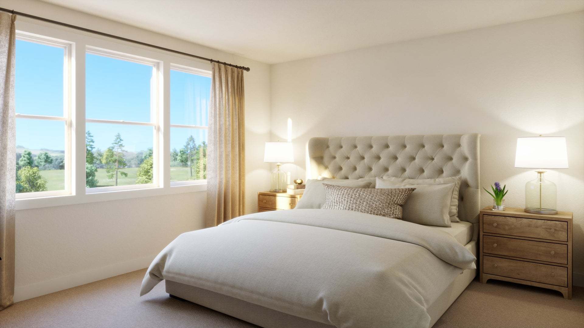 Deerwood Heights in San Ramon by Trumark Homes I Residence 2 Rendering I Primary Bedroom