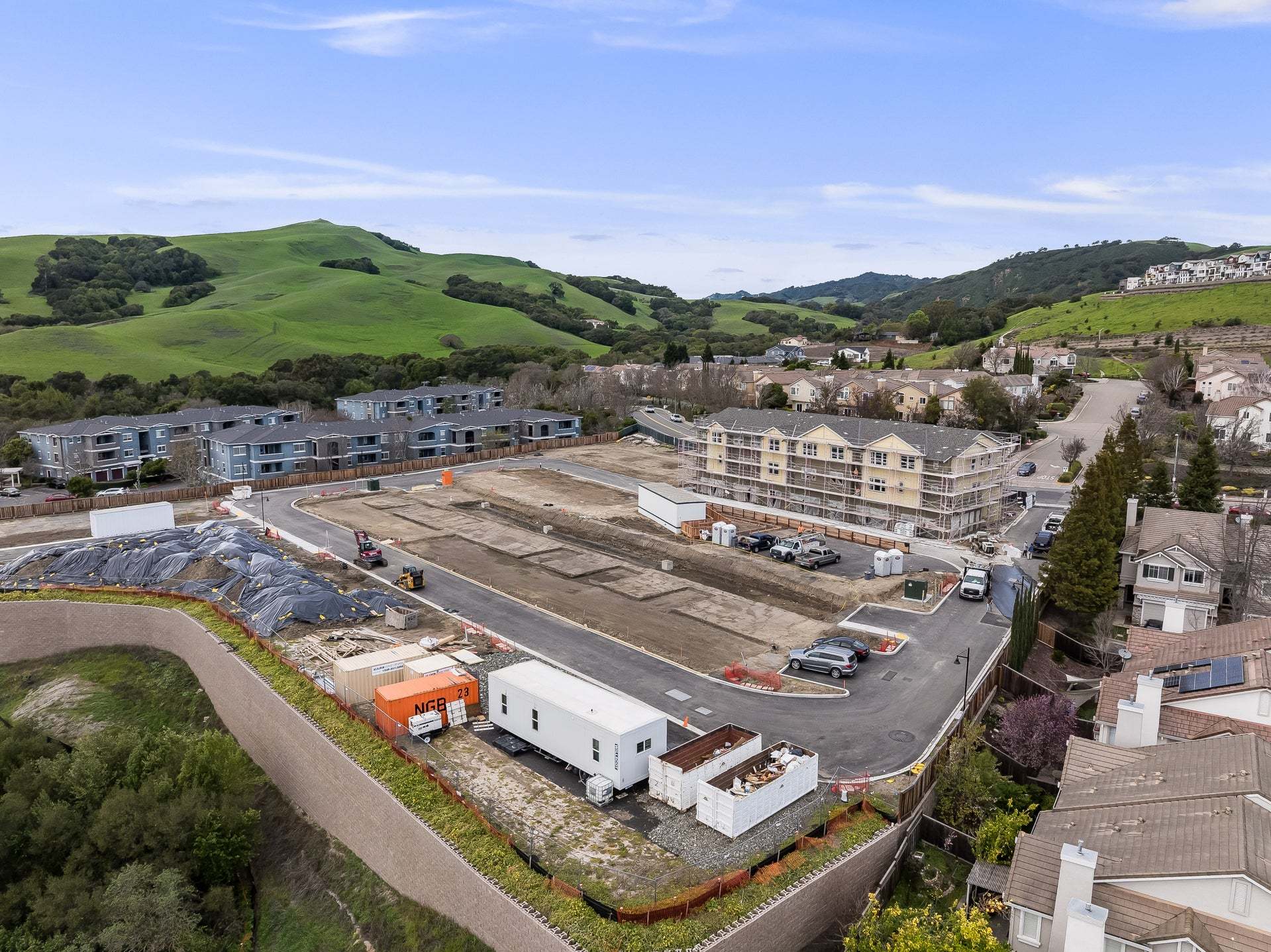 Deerwood Heights in San Ramon, CA by Trumark Homes I Aerial View of Site