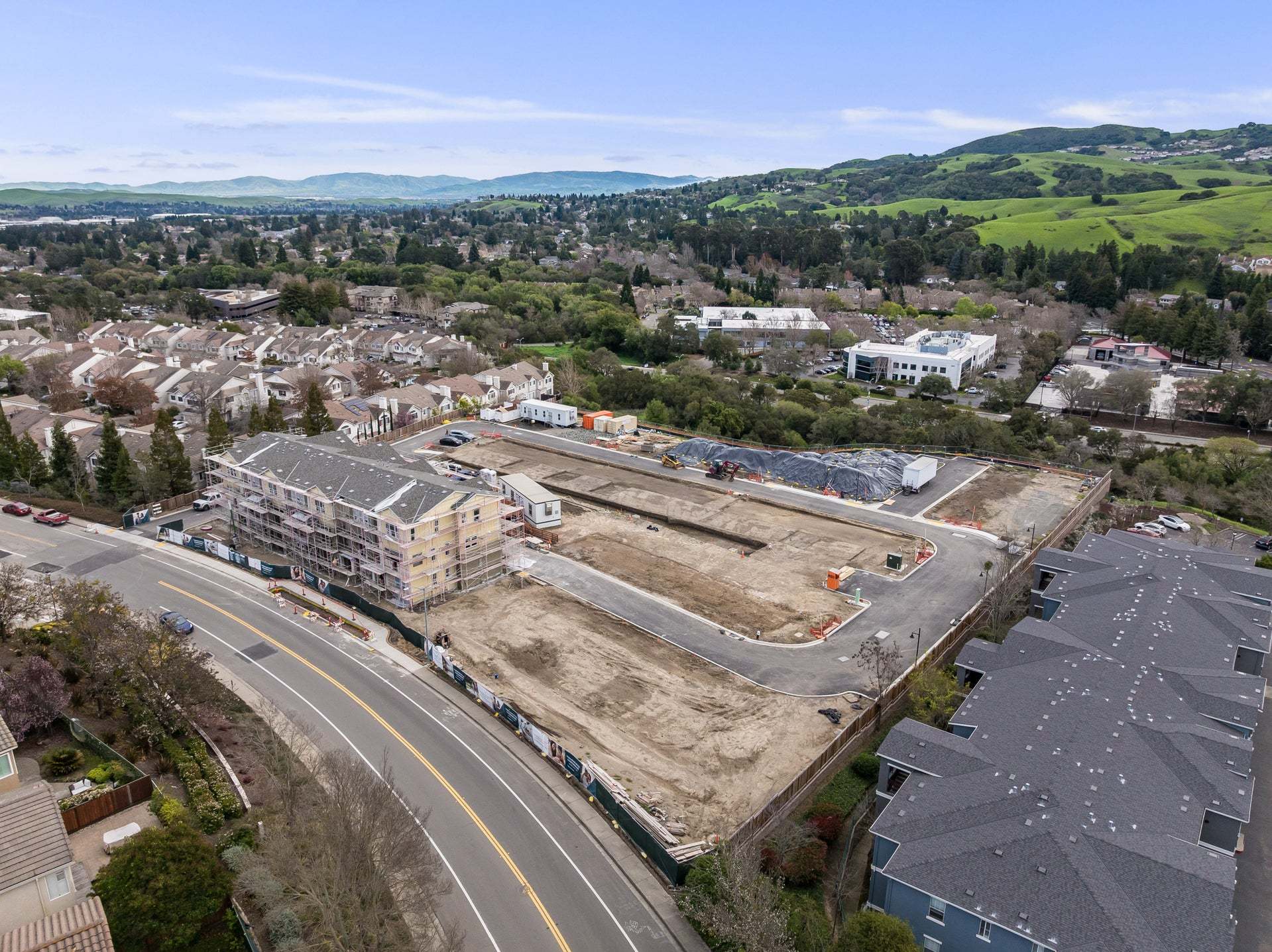 Deerwood Heights in San Ramon, CA by Trumark Homes I Aerial View of Site