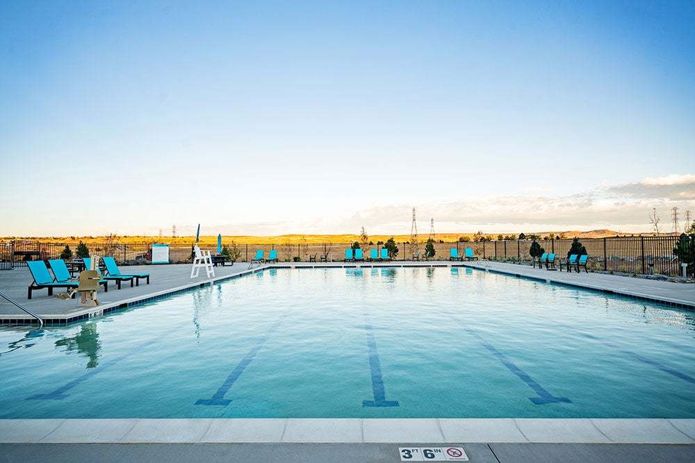 Harmony Collection by Trumark Homes at Sterling Ranch | Pool | Littleton, CO