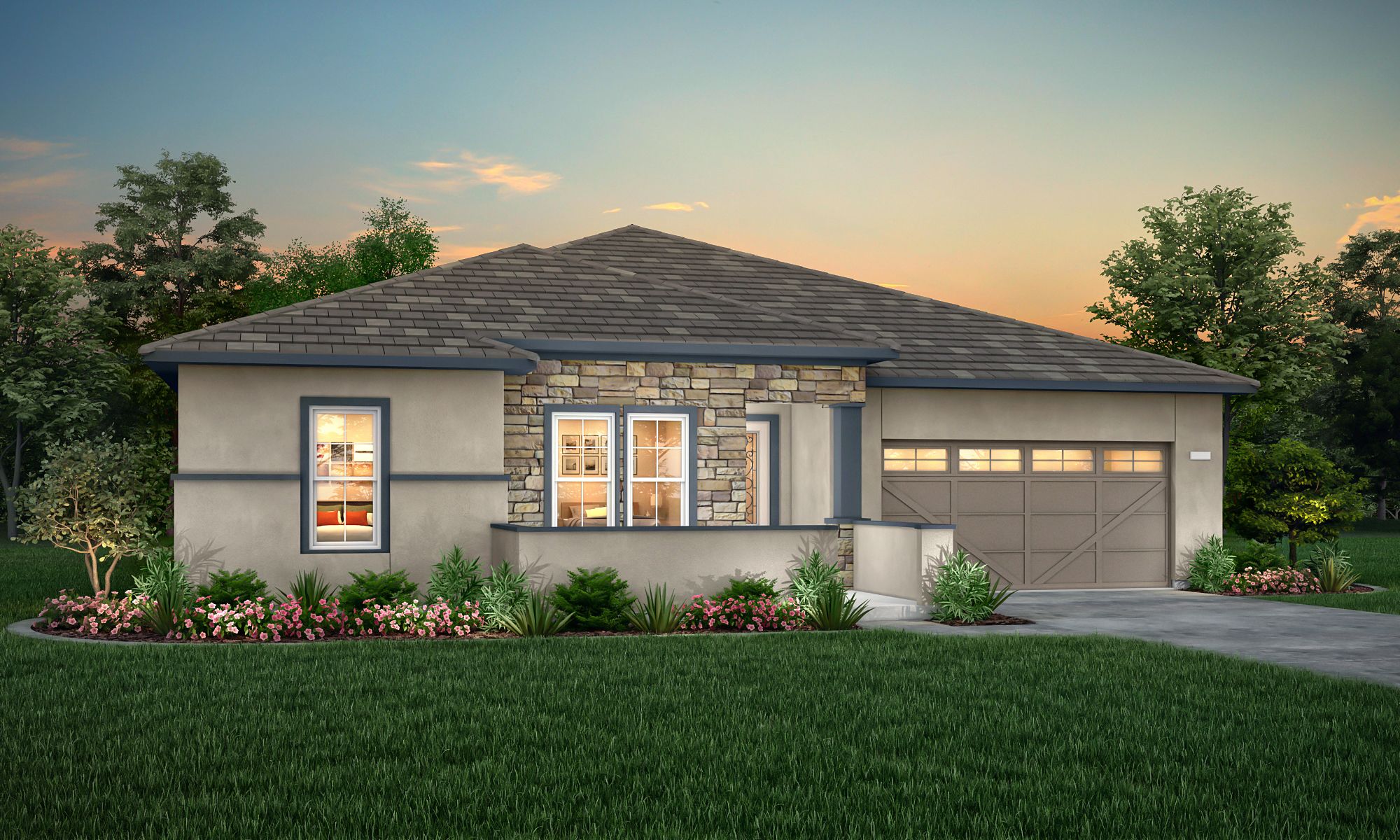 The Meadowlands por Windward Pacific Builders en Modesto California