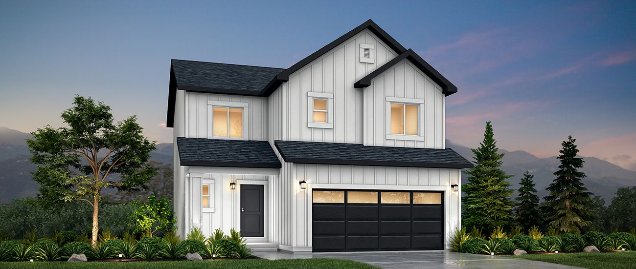 Cedar - Boulder at Sky Ranch: West Jordan, Utah - Woodside Homes