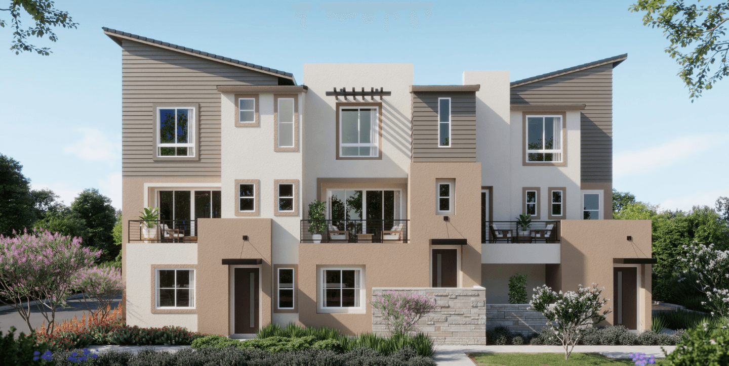 Lark - Plan 1 - The Nest at La Costa: Carlsbad, California - Woodside Homes