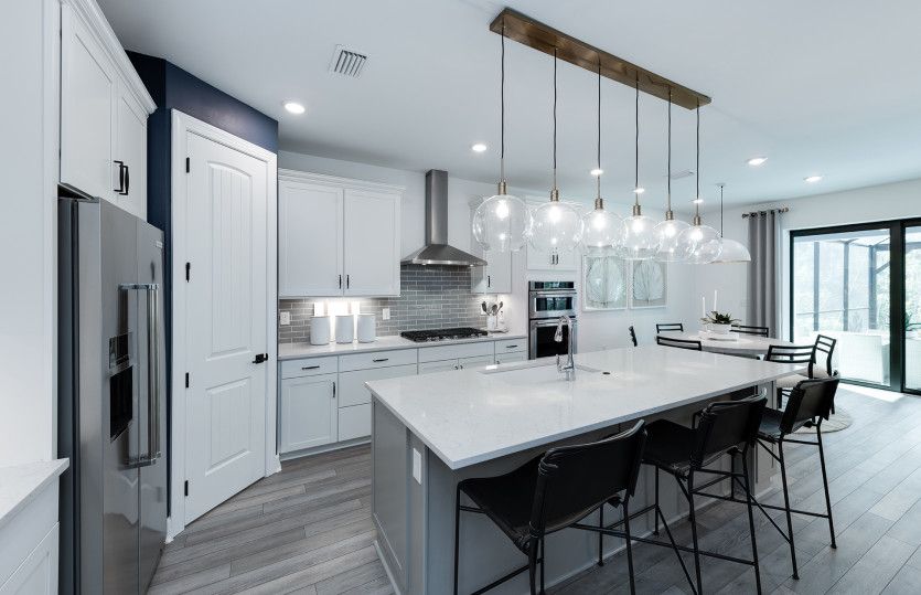 Kitchen with center island