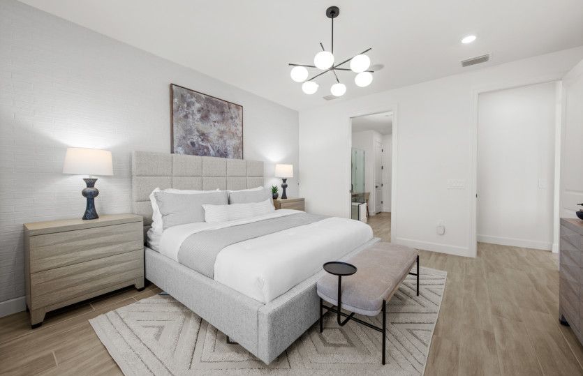 Spacious owner's suite with tons of natural light