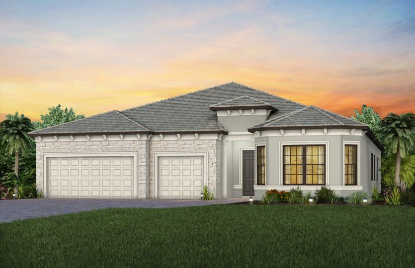 Exterior FM3 with optional stone