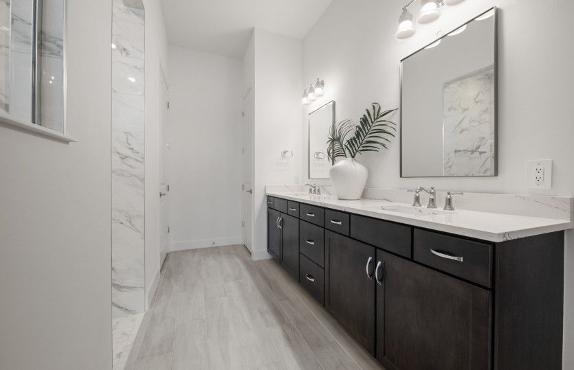 Owner's Bath with Double-Sink Vanity