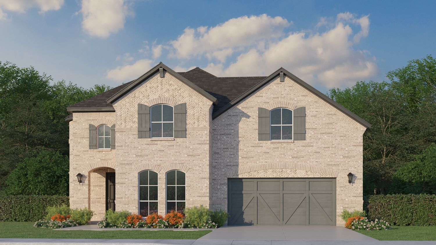 Exterior:Plan 1687 Elevation A