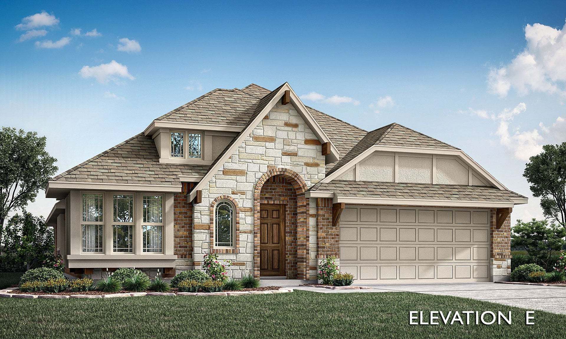 Cypress Elevation E:Elevation E