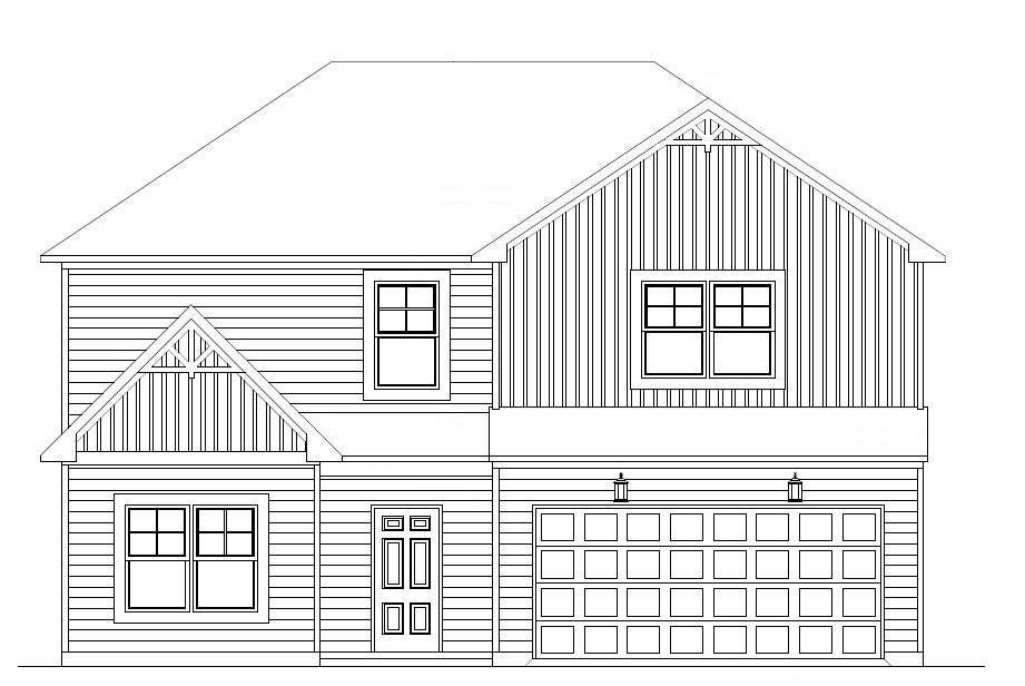 Exterior:Elevation F - Artistic Rendering for Representation Purposes Only