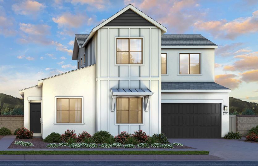 Exterior:Plan 1X  Farmhouse Elevation (B)