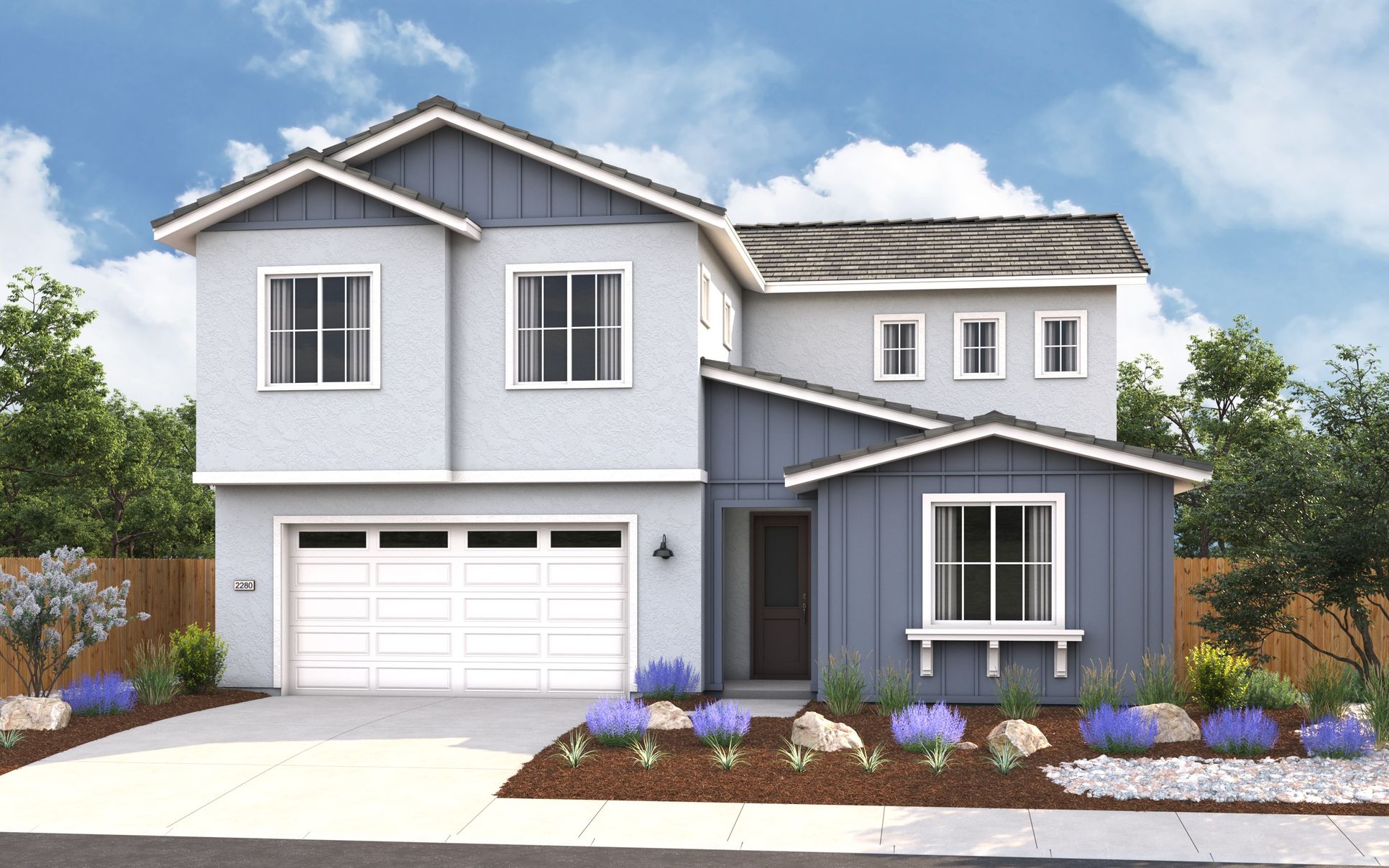 Exterior:Elevation B - Farmhouse