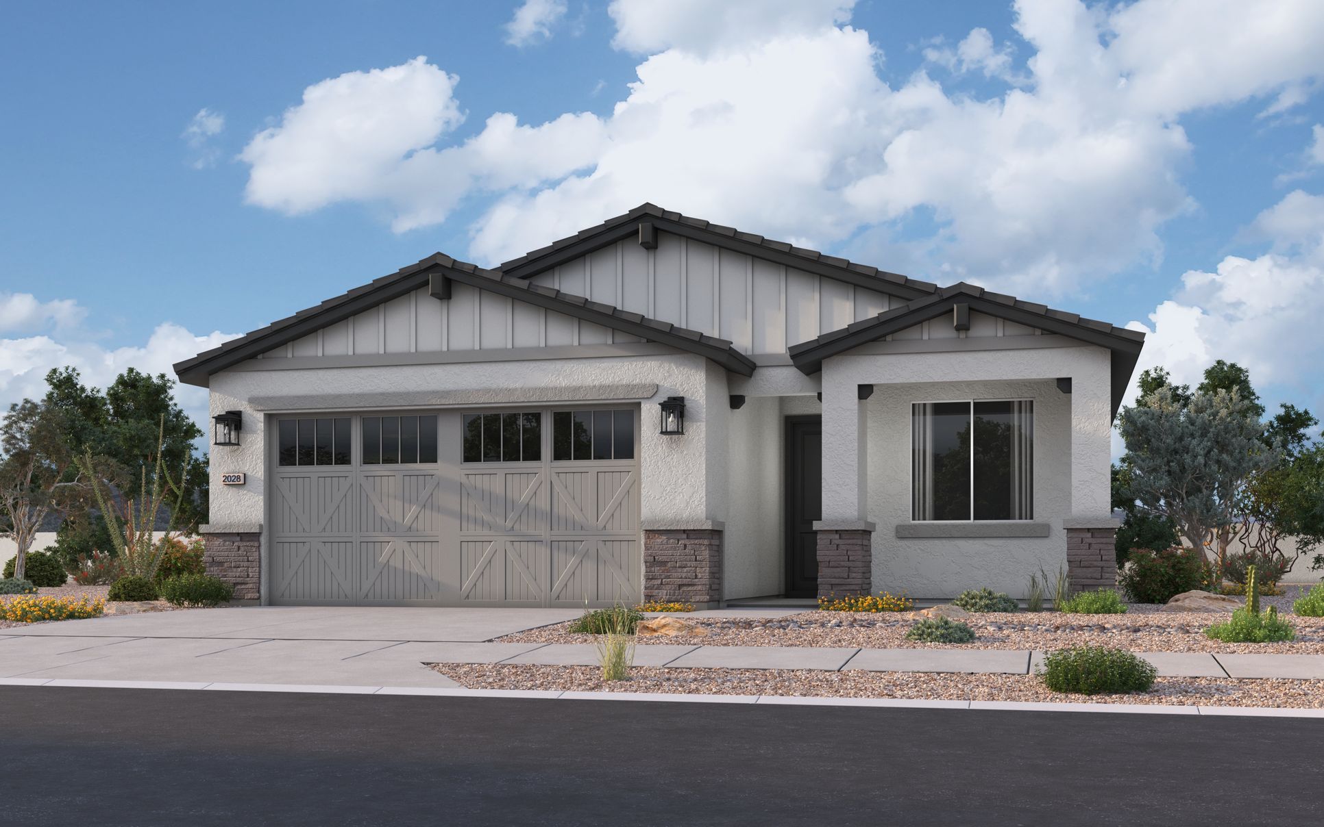 Exterior:Arizona Ranch - Elevation A
