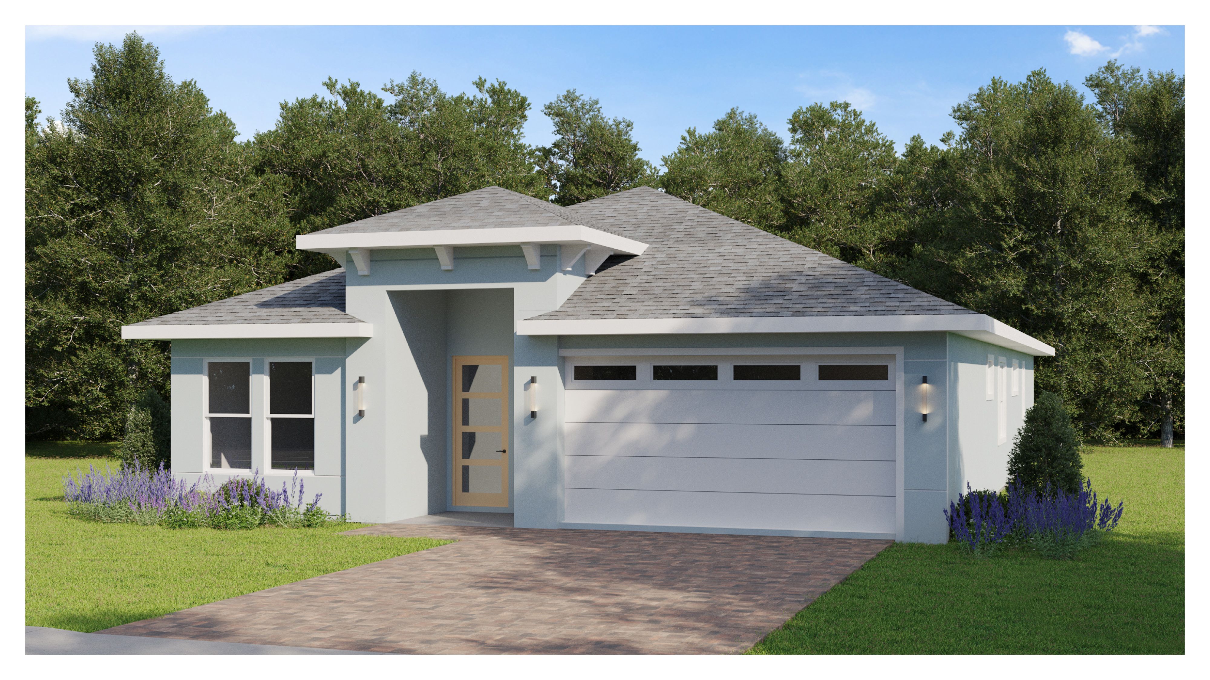 Elevation A:Buttonwood