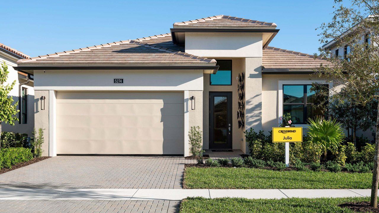 Exterior:Julia Model Home | Front Elevation