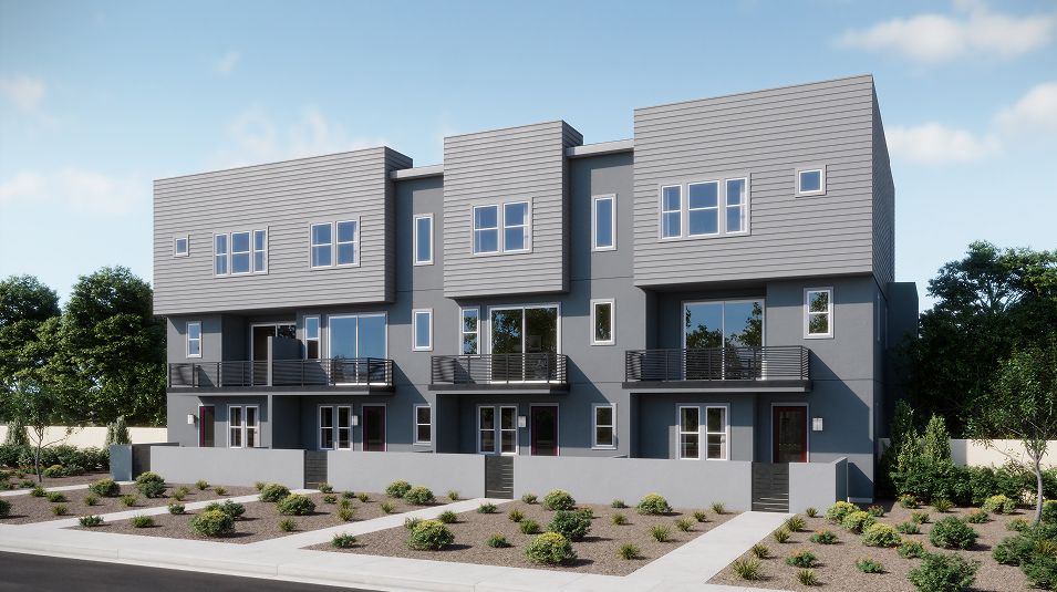 Elevation 20A - Hazel Pineridge Plan1 3 Transitional Modern 20 A
