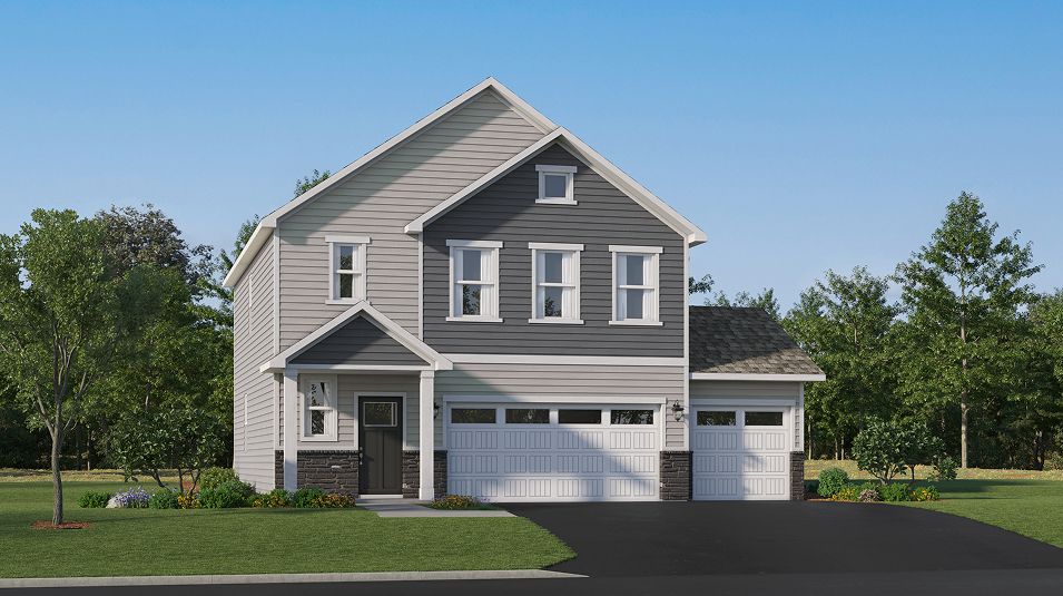 Elevation A3 - E070 Biscayne Farmhouse A3