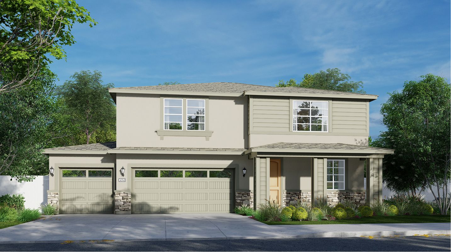 Elevation B - Cedar Grove Summerfield Res2448 Progressive Monter