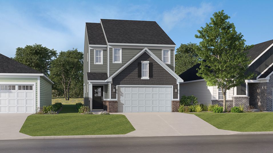 Elevation B0 - 5683 Cottage Peabody Farms West Trenton II B0