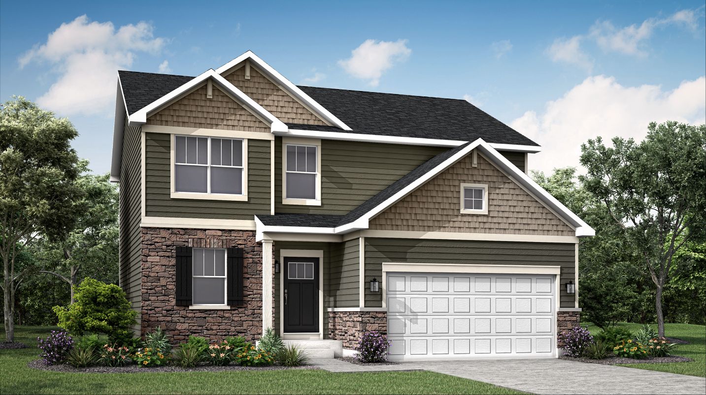 Elevation C - Meadowlark exterior rendering