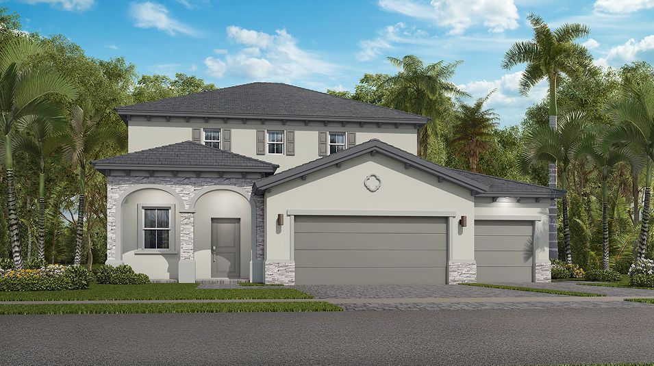 Elevation A1 - 2795 Palm Collection Heron Pointe Voyage A
