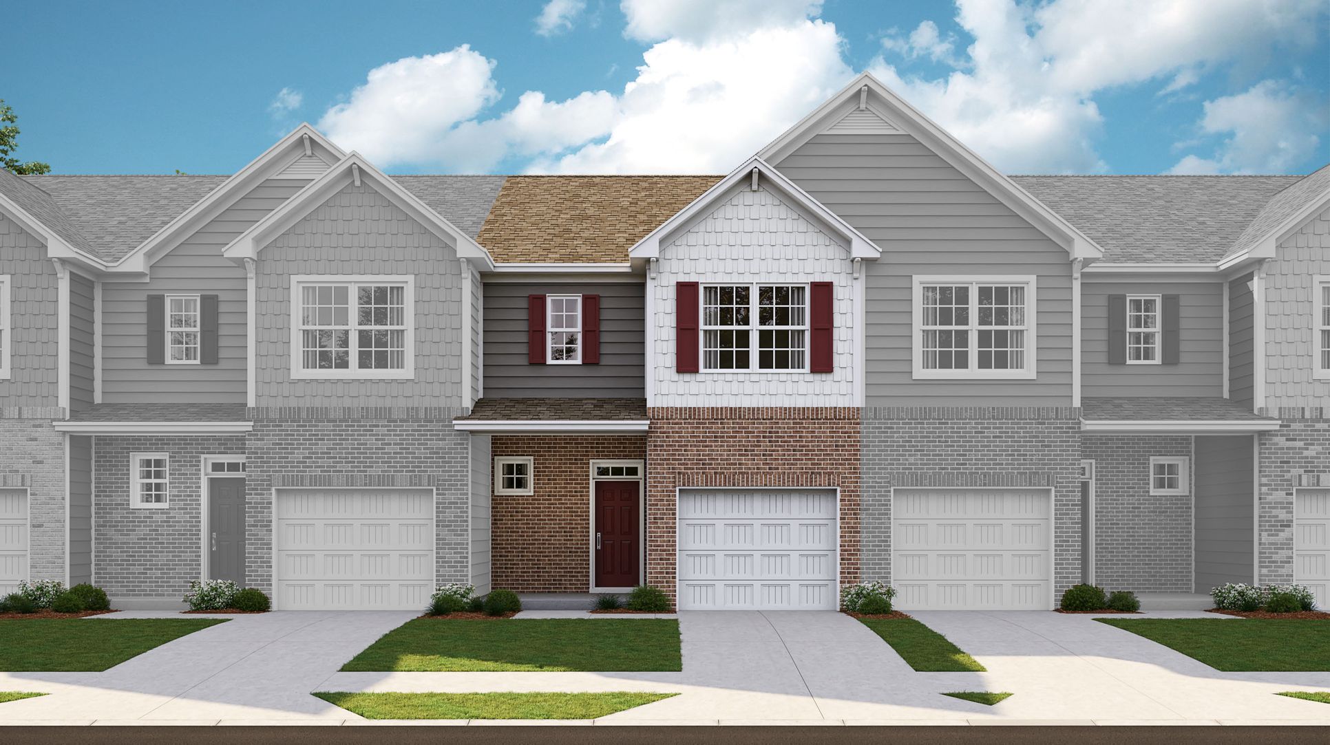 Exterior:Glen Townhomes Glen 5 Unit AB Abbey A TH elev IND (1) (3)