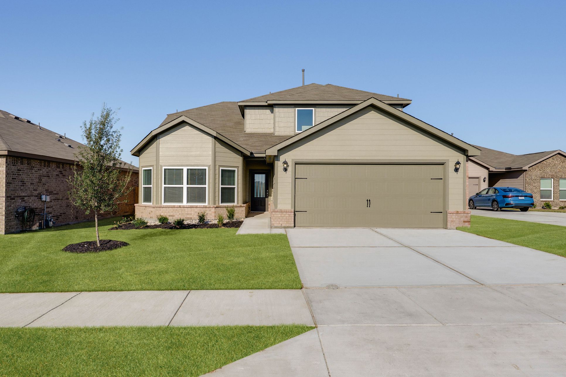 The Gideon by LGI Homes:The two-story Gideon plan is a beautiful siding home.