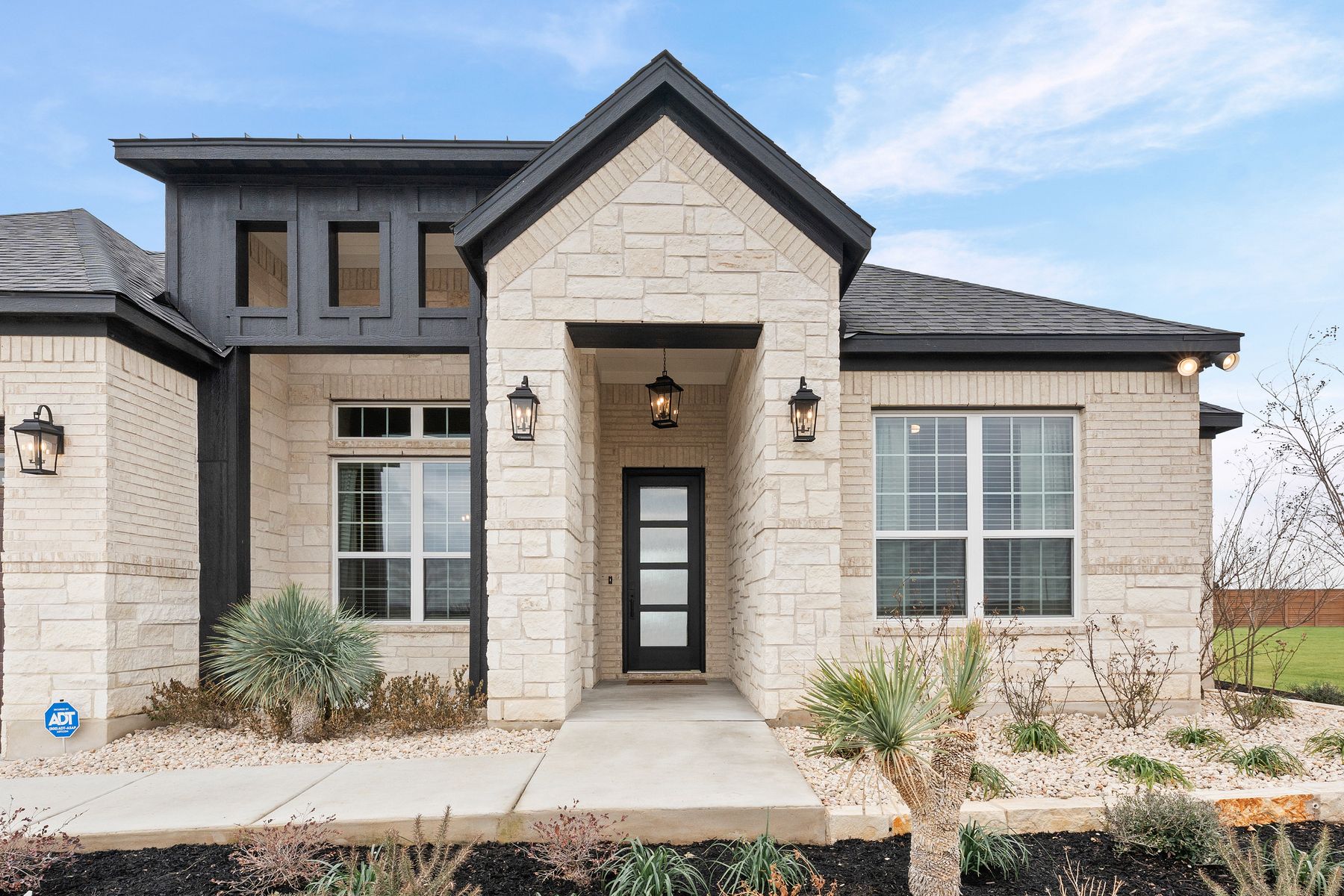 The Oxford by Terrata Homes:The Oxford has a welcoming front porch.
