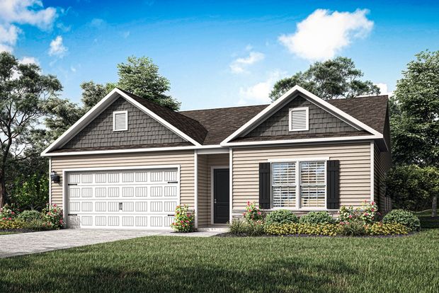 The Cary has a spacious 2-car garage:The Cary has a spacious 2-car garage