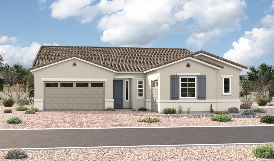Pinecrest-P853-EstatesatWhiteTankFoothills Elevation A:The Pinecrest Elevation A